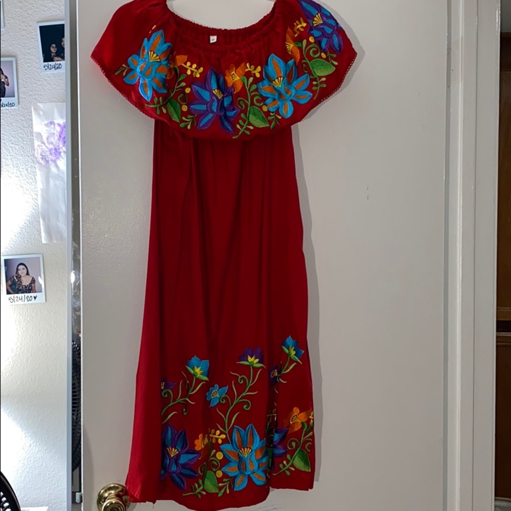 Mexican floral dress